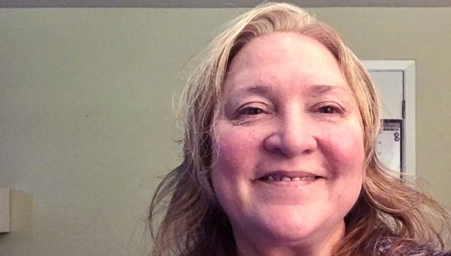 Photo of palliative care patient and multiple myeloma survivor Robin Birthisel